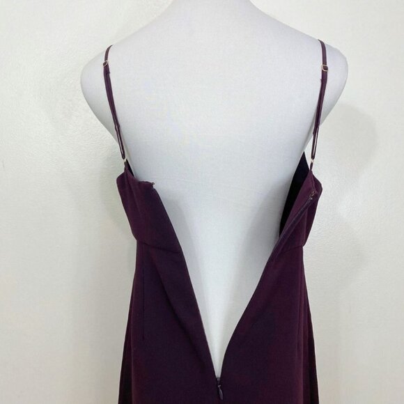 ARITZIA WILFRED PLUM SPAGHETTI SLEEVES MINI DRESS - 4 - Picture 5 of 9
